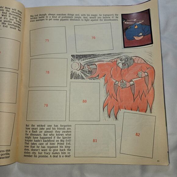 Panini Ghostbusters Sticker Album Book 3 Sealed 1 Open Package Stickers Applied - Picture 9 of 16